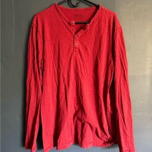 Patagonia Men's Red Henley Shirt